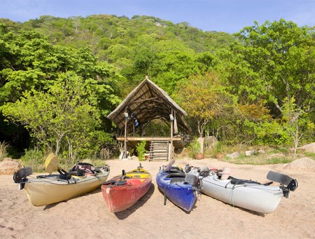 Domwe Island Malawimeer Malawi