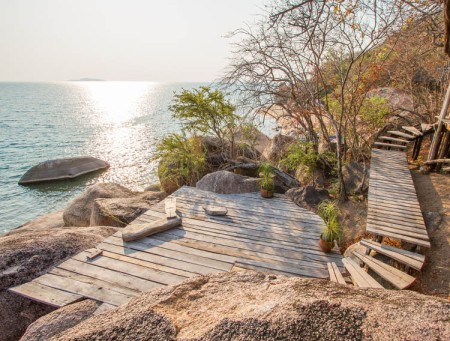 Domwe Island Malawimeer Malawi