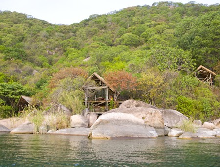 Domwe Island Malawimeer Malawi