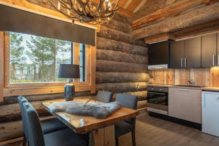 Inari Wilderness Hotel Log Cabin