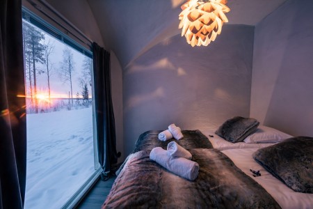 Kammi Family Suite Smaller Bedroom Apukka Resort Rovaniemi Lapland Finland 1500x1000