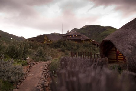 Maliba Lodge Lesotho 5 Star Chalet Voorzijde