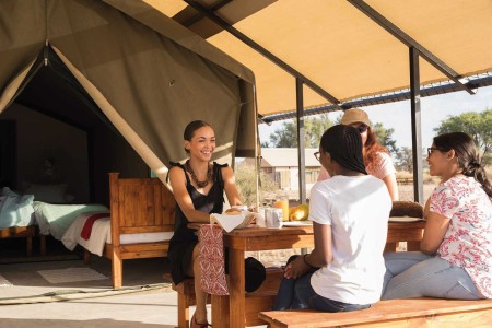 Namib Desert Lodge Balkon Cape