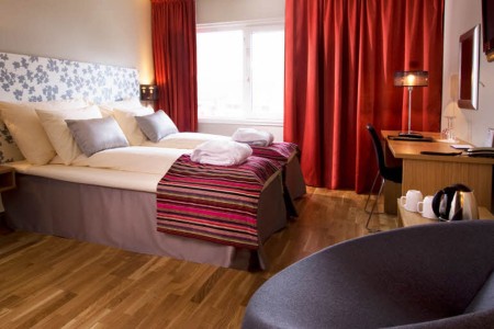 Scandic Kirkenes Interior Room Suite King Size Bed