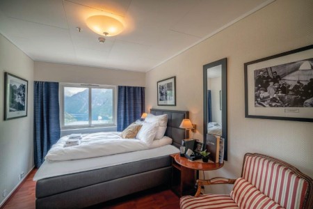 Utsikten Hotel Geiranger Kamer Tweepersoons Bed Cape