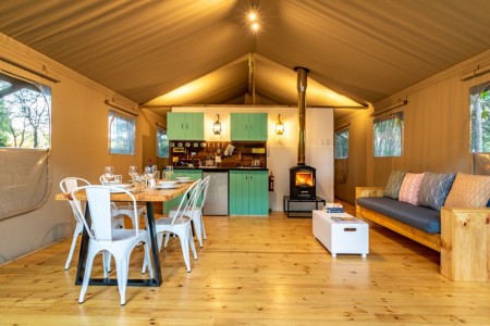 Africamps Swellendam Kambuti Tent Interieur