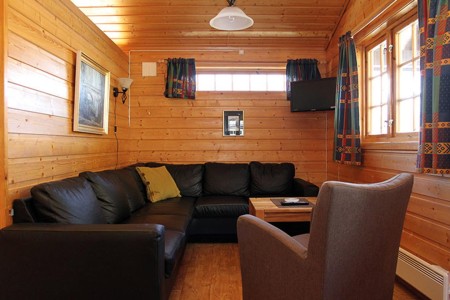 Andalsnes Camping Categorie 1 Store Hytter Woonkamer