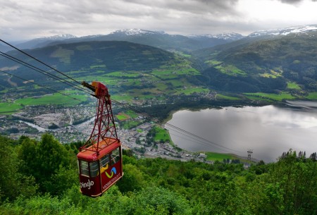 Auto Rondreis Bure Hangursbanen Cableway Voss M Dickson Foap Visitnorway