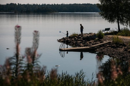 Autorondreis Zweden Vanir Alexander Hall Fishing