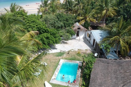 Baobab Beach Resort Vilanculos Bovenaanzicht Zwembad