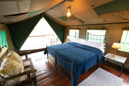 Classic Safari Tent Binnenzijde Parsons Hilltop