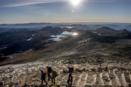 Culinaire Reis Borghild Hiking To Gaustatoppen Thomas Rasmus Skaug Visitnorway Com