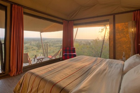 Eagle View Uitzicht Vanuit Tent Basecamp Explorer Kenya