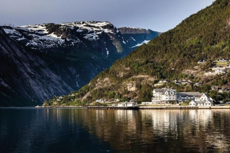 Eidfjord Voringfoss Hotel Buiten Totaal Aanzicht Cape