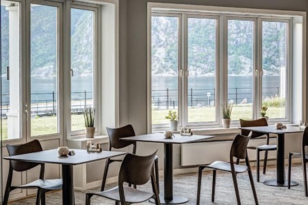 Eidfjord Voringfoss Hotel Restaurant Uitzicht Cape
