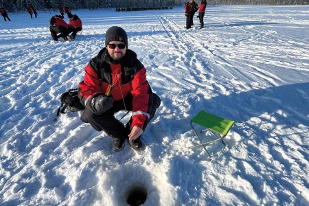 Esther Baas Levi Finland Ijsvissen