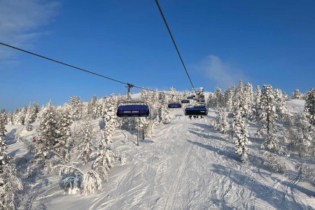 Esther Baas Levi Finland Skigebied