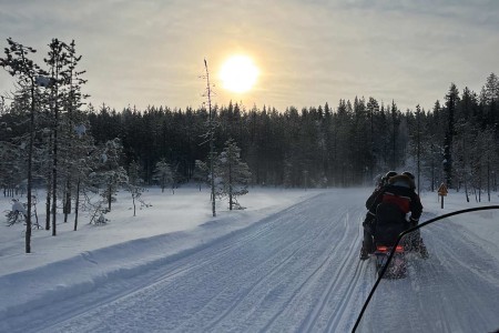 Esther Baas Levi Finland Sneeuwscootertocht 2