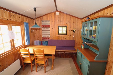 Fossumsanden Camping Hytte 10 Woonkamer