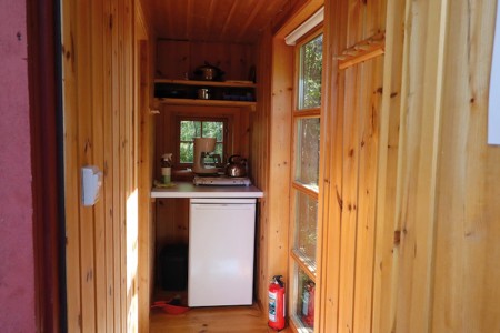 Fossumsanden Camping Hytte 14 Kitchenette