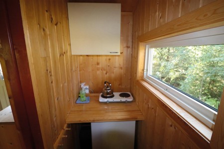 Fossumsanden Camping Hytte 15 Kitchenette