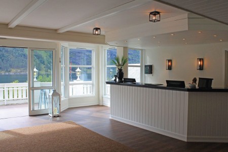 Grande Fjord Hotel Geiranger Receptie Cape