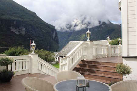 Grande Fjord Hotel Geiranger Terras Cape