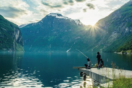 Grande Fjord Hotel Geiranger Water Omgeving Cape