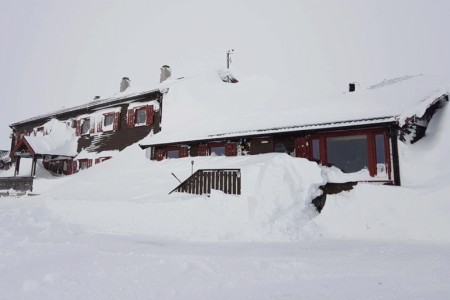 Halne Fjellstugu Sneeuw Cape