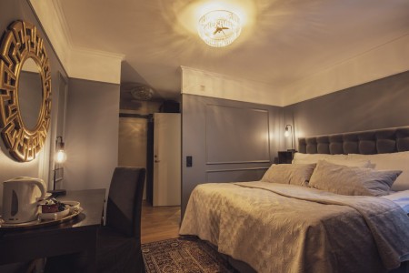 Haparanda Stadshotell Tweepersoons Bed Cape