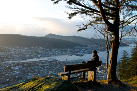 Hurtigruten Rondreis Viking Bergen From The Viewpoint Floien Oyvind Heen Visitnorway