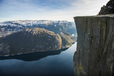 Huttentocht Noorse Fjorden Dagrun Pulpit Rock Iconic Norway Berge Knoff Natural Light Visitnorway