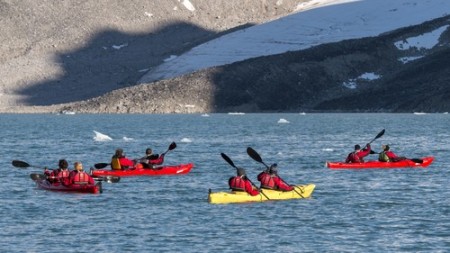 Ijsland Jan Mayen Spitsbergen Kajakken Magdalenefjorden Svalbard HGR Andrea Klaussner