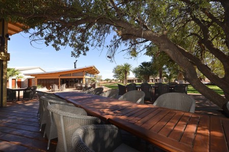 Kalahari Anib Lodge Patio