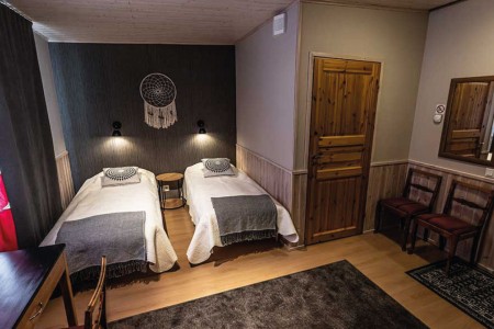 Kuusamo Isokenkaisten Klubi Accommodatie Twee Bedden Cape