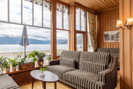 Kviknes Hotel Balestrand Lounge Cape