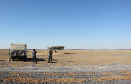 Landschap Centrale Kalahari Bushways Safaris