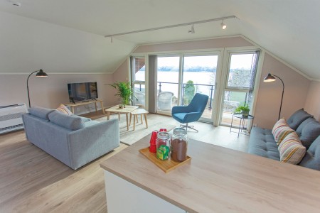 Lavik Fjord Hotel Appartement Eerste Verdieping Kj%C3%B8kken Og Stove 2