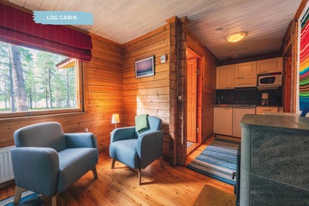 Log Cabin Torassieppi Cabin With Fireplace 5