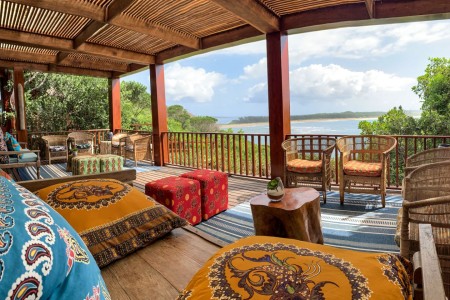 Lounge Uitzicht Machangulo Beach Lodge