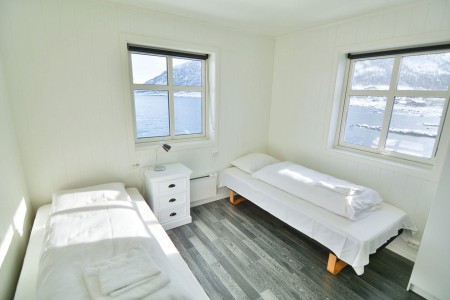 Mefjord Brygge Noorderlicht Appartement Slaapkamer