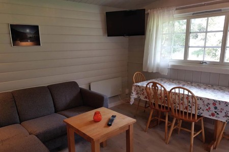 Mindresunde Camping Hytte 7 8 Woonkamer