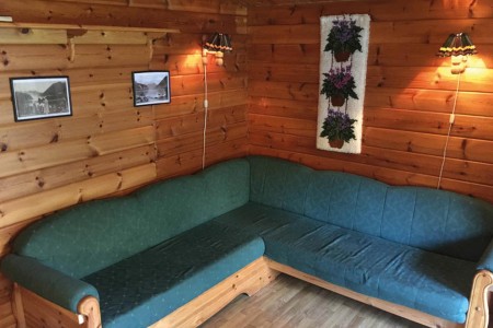 Mindresunde Camping Hytte 9 Woonkamer