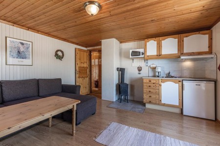 Mo I Rana Yttervik Camping Hytte Appartement Woonkamer