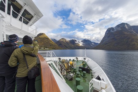 Ms Nordkapp Schip Orjan Bertelsen Hurtigruten Buitendek