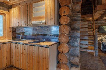 Nellim Wilderness Hotel Log Cabin