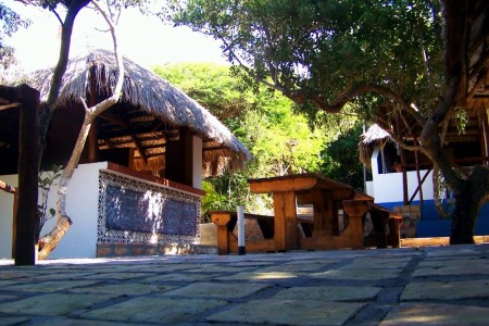 Nhanombe Lodge Tuin
