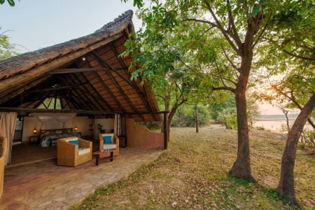 Nwkali Camp Robin Pope South Luangwa Double Room Buiten