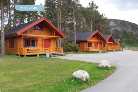 Pluscamp Namsos Camping Hytte 5pers