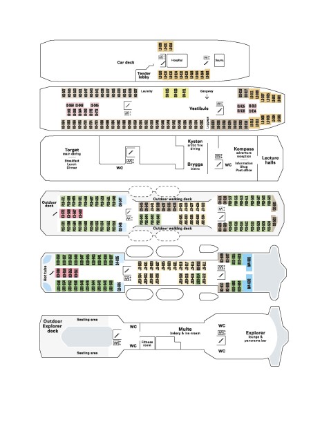 Polarlys Dek Plan